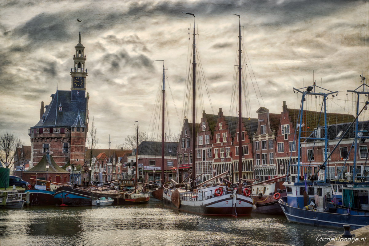 De haven van Hoorn